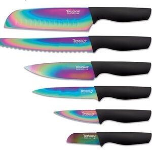 Hampton Forge Rainbow, Titanium Knife Cutlery Set